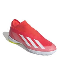 Ghete fotbal gazon sintetic adidas X Crazyfast League Laceless solar rosu ftwr