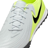 Ghete fotbal gazon sintetic Nike Phantom GX II Academy argintiu galben