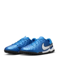 Ghete fotbal gazon sintetic Nike Tiempo Legend 10 Academy pentru copii albastru baltic