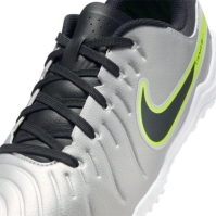 Ghete fotbal gazon sintetic Nike Tiempo Legend 10 Academy pentru copii argintiu galben