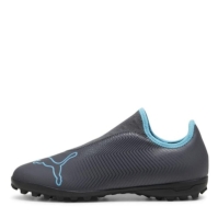 Ghete fotbal gazon sintetic Puma Finesse gri albastru aqua