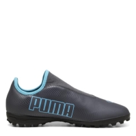 Ghete fotbal gazon sintetic Puma Finesse gri albastru aqua