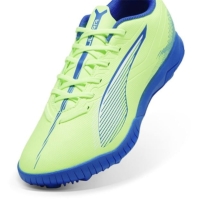 Ghete fotbal gazon sintetic Puma Ultra Play verde alb