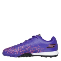 Ghete fotbal gazon sintetic Skechers SKX_01 pentru copii mov negru