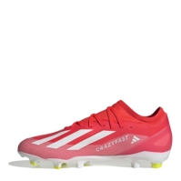 Ghete fotbal sala adidas X Crazyfast League Firm Ground fotbal rosu alb galben