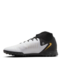 Ghete gazon sintetic fotbal Nike Pantom Luna II Academy alb negru auriu