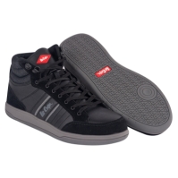 Ghete Lee Cooper Cooper Workwear S1p/Sra Footwear - negru/gri bombeu din otel pentru Barbati negru gri