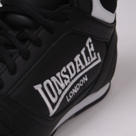 Ghete Lonsdale Boxing negru alb