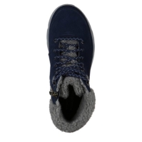 Ghete Skechers Glacial Ultra Snug pentru femei bleumarin gri