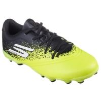 Ghete Skechers Razor Juniors Firm Ground fotbal galben negru