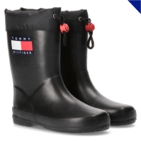 Ghete Tommy Hilfiger Tommy Flag ploaie copii negru