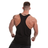 Golds sala Muscle Joe Premium Stringer Vest negru