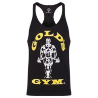 Golds sala Muscle Joe Premium Stringer Vest negru