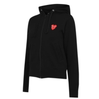 Hanorac COMME DES GARCONS PLAY Double Heart negru rosu