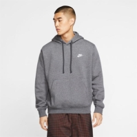 Hanorac fleece Nike Sportswear Club gri carbune heathr