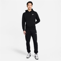 Hanorac fleece Nike Sportswear Club negru