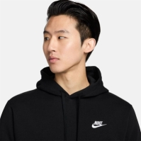 Hanorac fleece Nike Sportswear Club negru