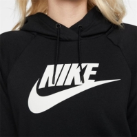 Hanorac fleece Nike Sportswear Essential pentru femei negru alb