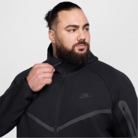 Hanorac fleece Nike Tech pentru Barbati negru