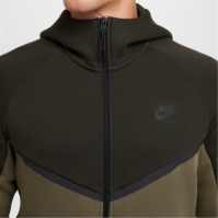 Hanorac fleece Nike Tech pentru Barbati oliv negru