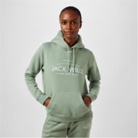 Hanorac Jack Wills Hunston imprimeu Graphic Logo albastru