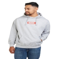 Hanorac Marvel Comics Box Logo deschis gri