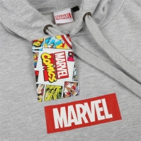 Hanorac Marvel Comics Box Logo deschis gri