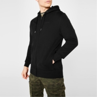 Hanorac fleece Firetrap Brunel cu fermoar pentru Barbati negru