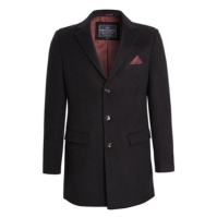 Harvey and Jones Overcoat pentru barbati negru