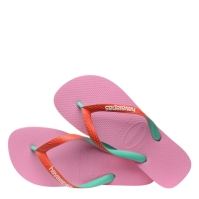 Slapi Havaianas Top Mix pentru femei roz galben