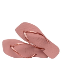 Papuci de plaja Havaianas Square pentru femei multicolor roz