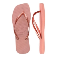 Papuci de plaja Havaianas Square pentru femei multicolor roz