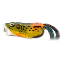 HOLLOW BODY FROG POPPER 5,5CM 11G EMERALD rosu LIVE TARGET