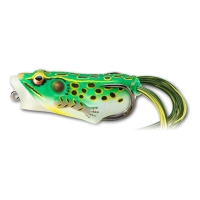 HOLLOW BODY FROG POPPER 5,5CM 11G FLORO verde galben LIVE TARGET