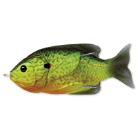 HOLLOW BODY SUNFISH WALKING BAIT 7,5CM 12G FLOATING FLORESCENT PUMP LIVE TARGET