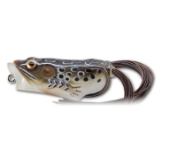 HOLLOW FROG POPPER 5,5CM 11G maro negru LIVE TARGET