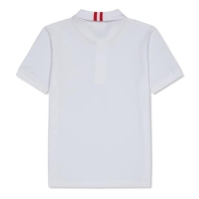 HUGO Marker Style Logo Polo Top pentru copii alb 10p