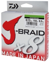 J-BRAID X8 CHARTREUSE 018MM 12,0KG 150M DAIWA