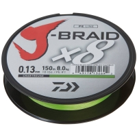 J-BRAID X8 CHARTREUSE 028MM 26,5KG 150M DAIWA