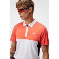 J Lindeberg Kohen Polo pentru barbati hot coral