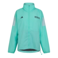 Jacheta adidas Berlin Marathon 2023 Legends pentru femei albastru aqua