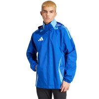 Jacheta adidas Tiro 24 competitie All-Weather albastru IR7561 barbati