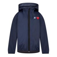 Jacheta COMME DES GARCONS PLAY Fully Packable pentru copii bleumarin