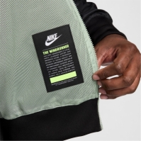 Jacheta Geaca pentru vant Nike Sportswear cu gluga pentru Barbati negru verde