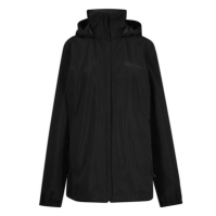 Jacheta Jack Wolfskin Stormy cu gluga negru