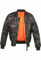 Jacheta MA1 Camo Bomber camuflaj Brandit