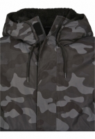 Jacheta Pulover Camo Mix negru camuflaj Urban Classics