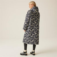 Jacheta Regatta Orla Kiely Long Length matlasata birdy gri