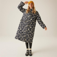 Jacheta Regatta Orla Kiely Long Length matlasata birdy gri