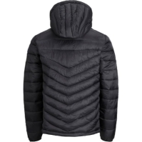 Geaca matlasata Jack and Jones Hero cu gluga marimi mari pentru Barbati negru